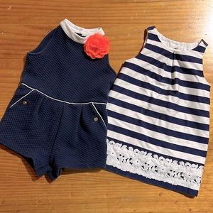 Janie and Jack Toddler Navy Dress and Jumper